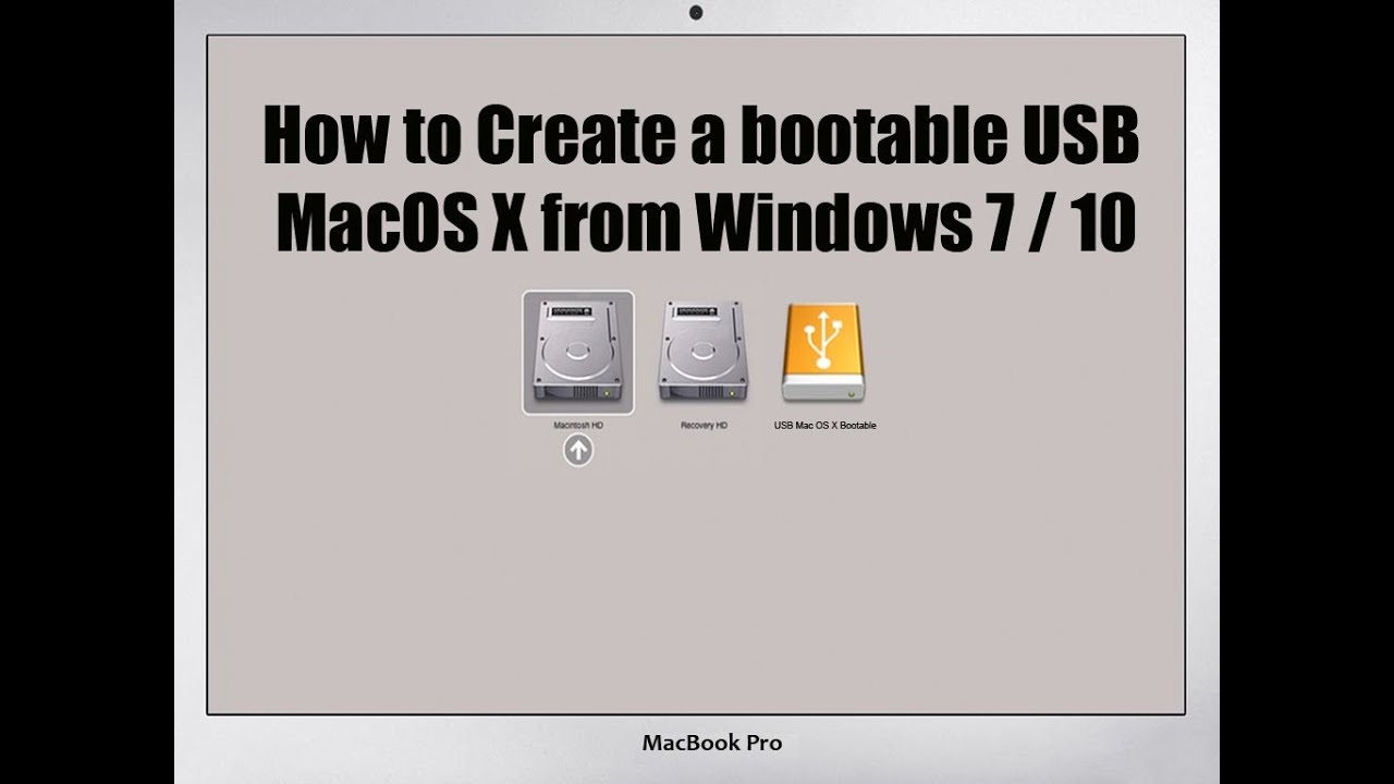 bootable usb for windows from mac